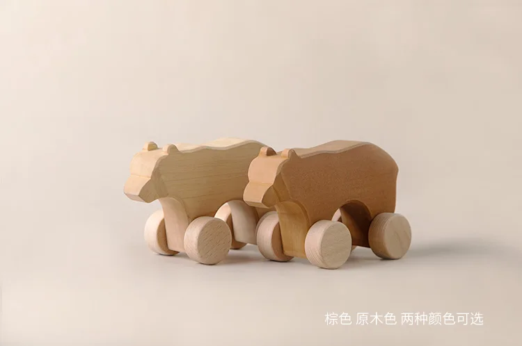 BBK TOYS лесной медведь Детская Игрушка Русский коричневый медведь импортный липа ручной работы Boys'Toy для девочек твердый деревянный строительный блок
