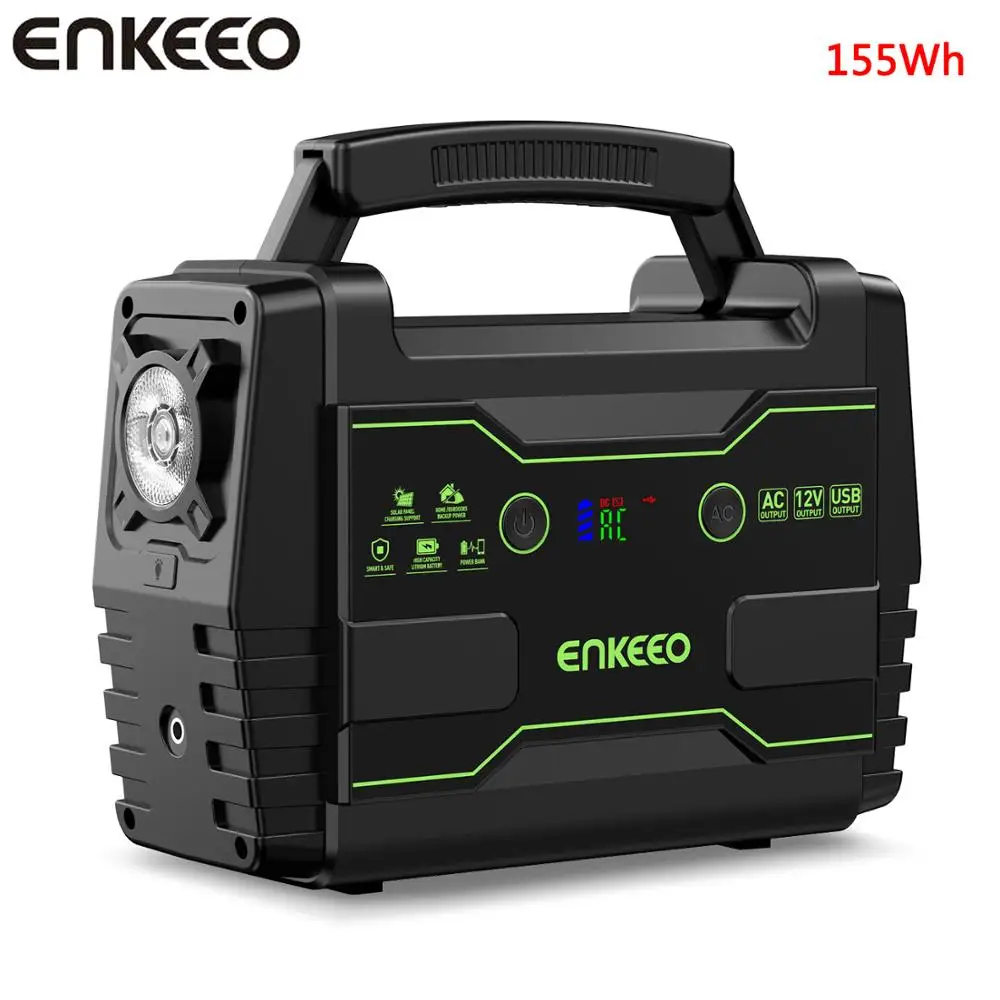 Enkeeo S155 42000 Втч мАч уличный портативный источник питания перезаряжаемая солнечная