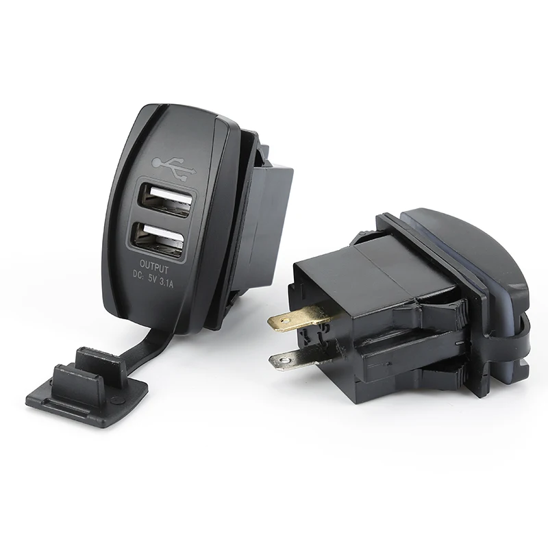 Универсальное автомобильное зарядное устройство с двумя Usb-портами 3 1 А со