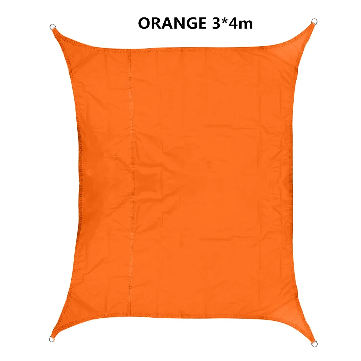 orange 3x4m 420D водонепроницаемый солнцезащитный навес Защита от Солнца Открытый навес сад патио шторы для бассейна парус тент Кемпинг палатка для пикника - Color: orange 3x4m