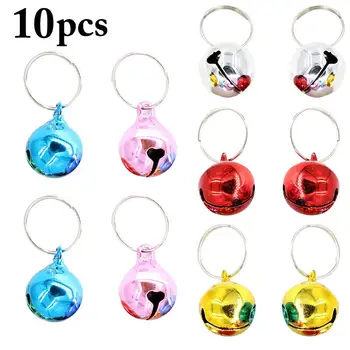

10PCS Pet Bell Creative Decorative DIY Craft Bell Collar Bell for Pet Cats Dogs