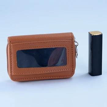 

Creativity Card Bag Holder Men Business PU Leather Wallet Credit Card Organizer Case Holders Bag Multiple Slots Women Purse