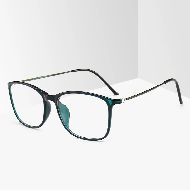 BCLEAR Fashion TR90 glass es Frame мужские или wo мужские ультралегкие унисекс квадратные Простые Стеклянные очки es мужские Оптические очки с оправой горячая распродажа