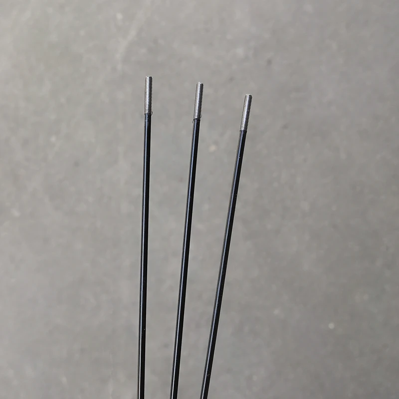 Black Color Bicycle Spokes Material 45# Steel Diameter 2.0MM Mountain Bike Needles J-BEND Round Body Riding MTB Wheel Parts