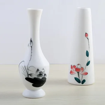 

Nordic Ceramic Vase Painted Matt Hydroponic Plant Vase Dried Flowers Inserted Desktop Ornaments Home Decoration DA