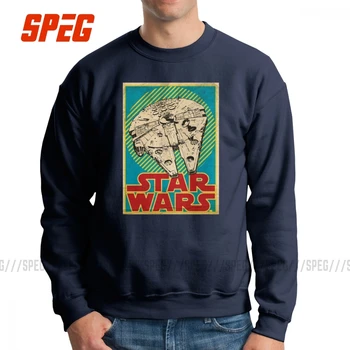 

Men's Star Wars Retro Millennium Falcon Hoodie Novelty Sweatshirts Cotton Original Pullover Male