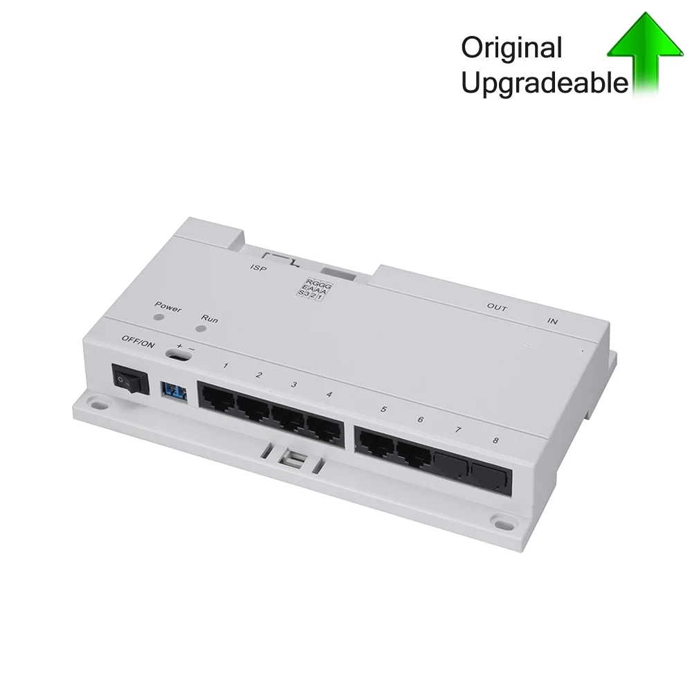 DH VTNS1060A Video Intercom POE Switch for IP System VTO2000a Connect max 6 indoor monitors with the Cat 5e cable