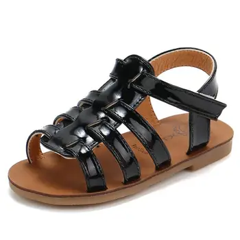 

Summer Boys Girls Leather Sandals for Baby Flat Children Beach Shoes Kids Sports Soft Non-slip Casual Toddler Sandals 1-10 years