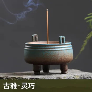 

Creative Incense Holder Ceramic Handmade Incense Burner 3 Legged Classical Incense Burner Incienso Quemador Home Decor BE50IN
