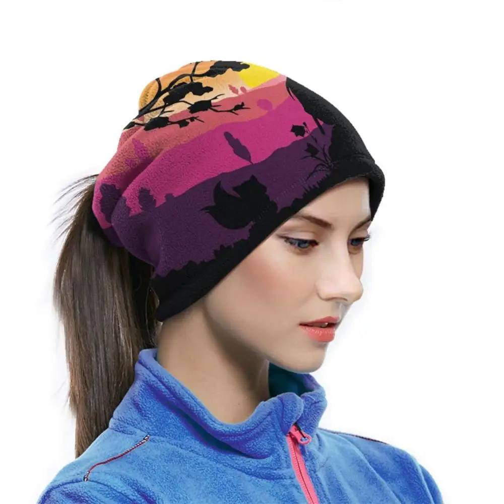 Inuyasha Scarf Bandana Neck Warmer Headband Cycling Mask Inuyasha Sunset Pretty Pink Anime mens designer scarf