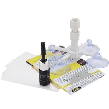 

Windshield Repair Kit Car Cracked Glass Windscreen Repair Kit DIY Window Glass Scratches Restore Tool