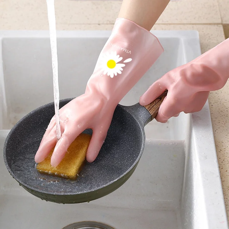 Generic Gants De Nettoyage , à Manches Longues, Imperméables, Pour La Vaisselle, Pour Le Ménage à Prix Pas Cher | Maroc