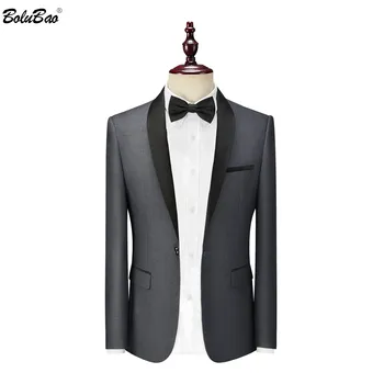 

BOLUBAO Fashion Brand Men Casual Blazers Spring Autumn New Men's Trendy Wild Business Suit Slim Simple Formal Suit Male