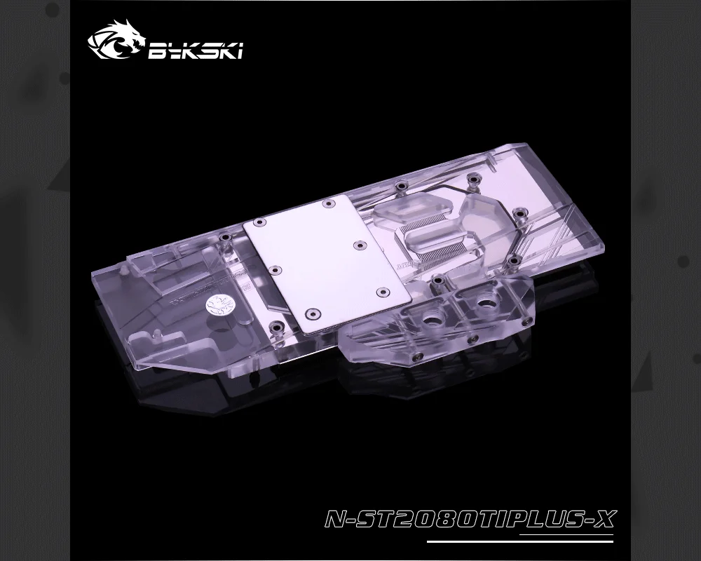 Bykski N-ST2080TIPLUS-X, полное покрытие видеокарты блок водяного охлаждения, для Zotac RTX2080Ti 8GD6 Plus OC
