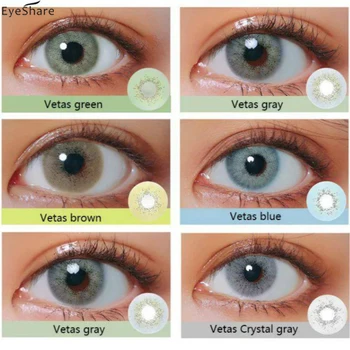 

EYESHARE 2pcs/pair Vetas Seris Cosplay Colored Soft Contact Lens Cosmetic Contacts Eye Makeup