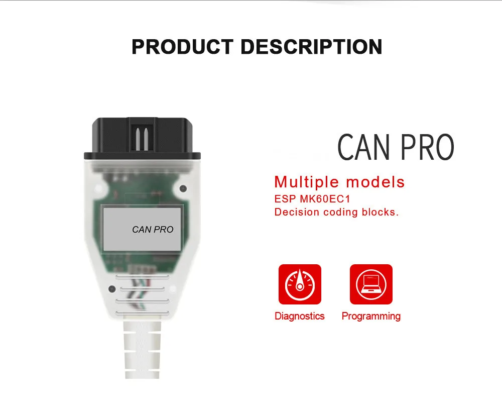 Профессиональный автоматический OBD2 считыватель кодов для VAG CAN PRO 5.5.1 VCP