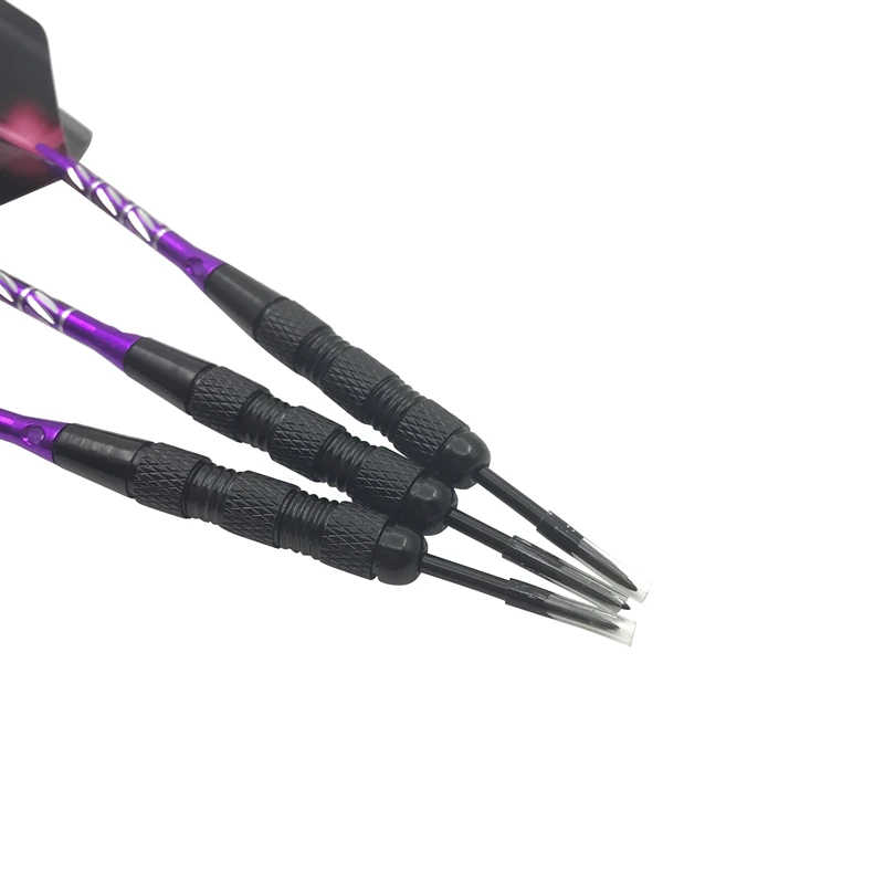 9 Arbres De Fléchettes En Aluminium 35 Mm – Pour Pointes Acier Doux – Accessoire Fléchettes Violet, Remplacement Rapide