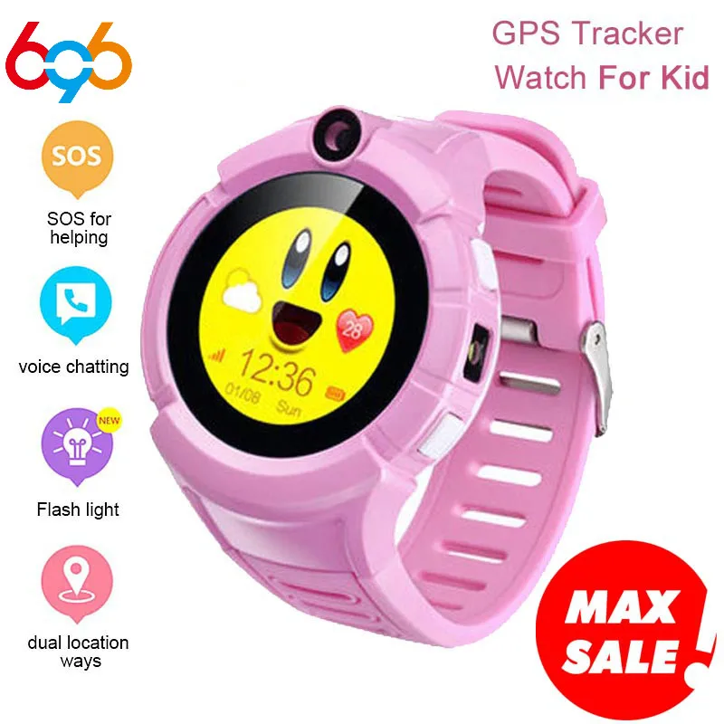 

696 Q360 Kids Smart Watch with Camera WIFI Location Child Smartwatch GPS SOS Anti-Lost Monitor Tracker Baby WristWatch Round