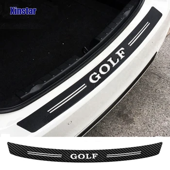 

3D Carbon fiber Car bumper sticker For volkswagen Golf 6 Golf 7 MK1 MK2 MK3 MK4 MK5 MK6 MK7 golfr