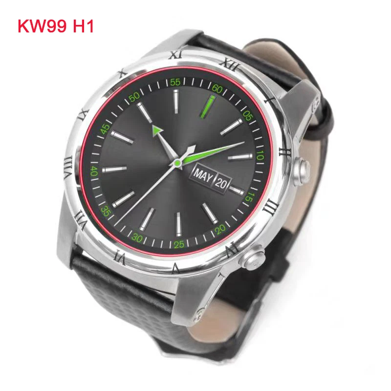 Kaimorui KW99 Pro/H1 gps Смарт-часы для мужчин сим-карта 1 г+ 16 Гб браслет сердечного ритма WiFi спортивные Смарт-часы подключение Android IOS PK KW88 - Цвет: kw99 H1