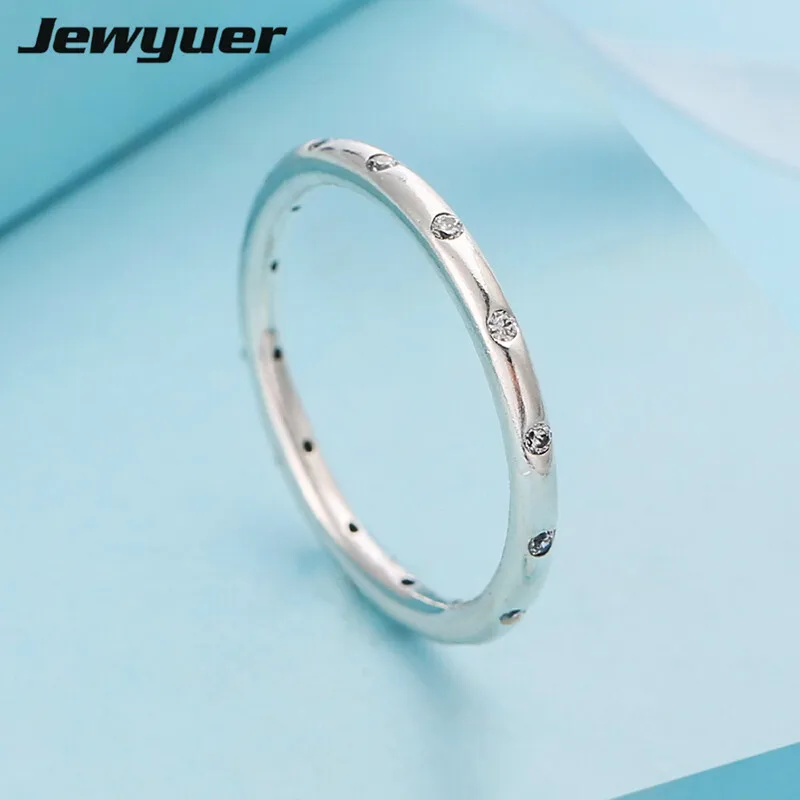 Autumn Droplets Ring 925 sterling silver wedding Rings for women men love anillos fine jewelry Memnon wholesale RIP417 - Цвет камня: 925 silver