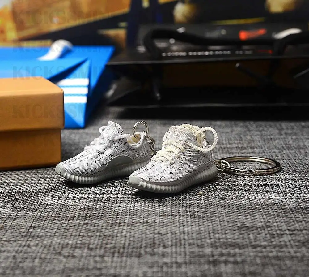 a pair w metal ring Дропшиппинг aj1 Chicago «не для перепродажи Красный» брелок в виде кроссовка Air Jordan 1 3D мини-кроссовки, запатентованный спортивный обувной брелок с кроссовком - Цвет: a pair w metal ring