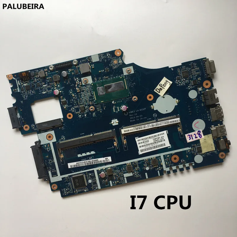 PALUBEIRA NBMFM11008 NB.MFM11.008 для Acer aspire E1-572 E1-532 Материнская плата ноутбука V5WE2 LA-9532P SR16Z i7