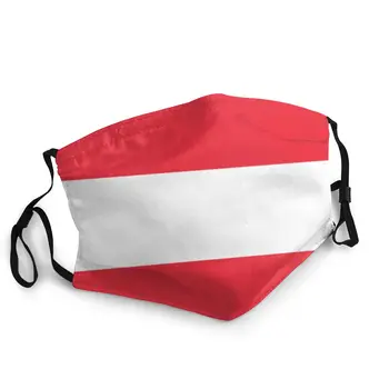 

Austria Flag Reusable Face Mask Pattern Anti Haze Dust Mask Protection Mask Respirator Mouth Muffle