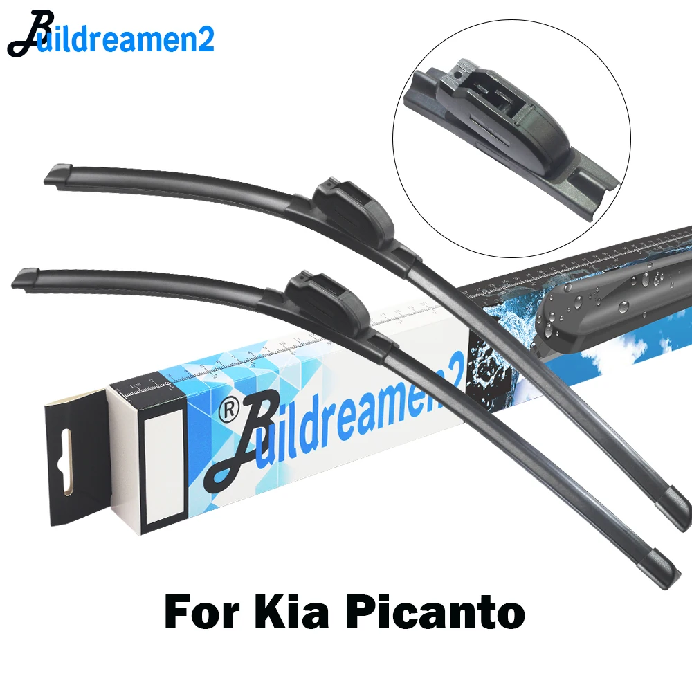 Автомобильный стеклоочиститель Buildreamen2 резиновый передний аксессуары для Kia Picanto