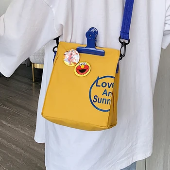 

Cartoon Shopping Bag Graphic Tote Harajuku Shopper Bag Women Canvas Shoulder Bag Female Ulzzang Funny Eco Large-capacity