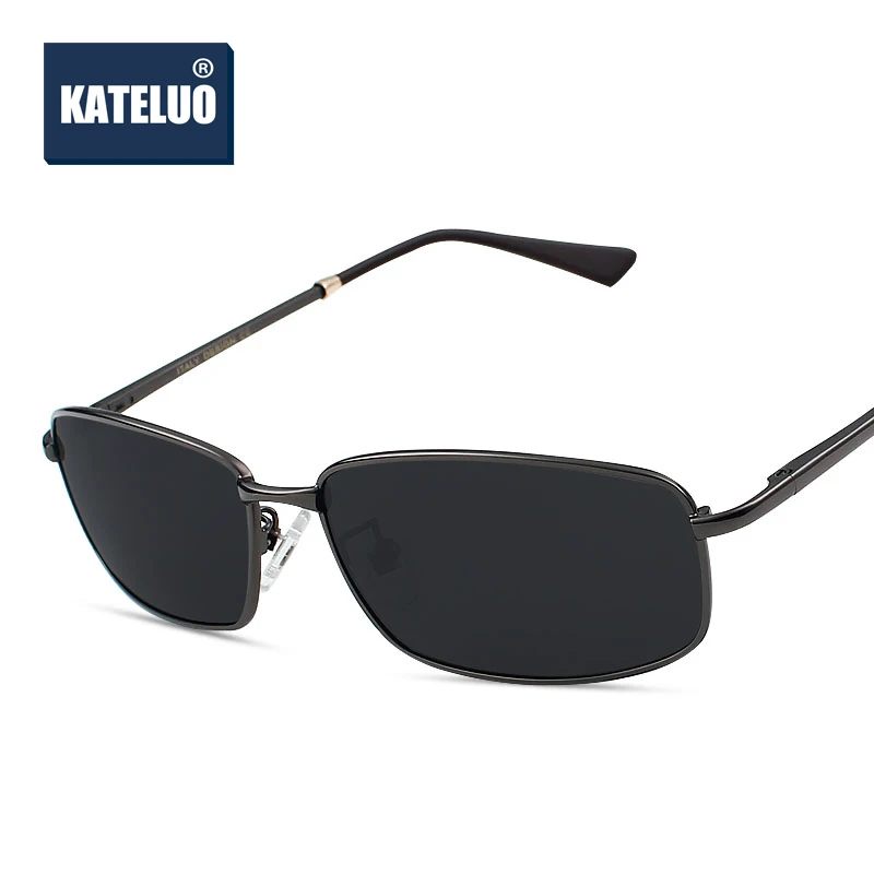 

KATELUO New Classic Men's Sunglasses Polarized Lens UV400 Male Sun Glasses Rectangle Glasses for Driving Eyewear For Men 2236