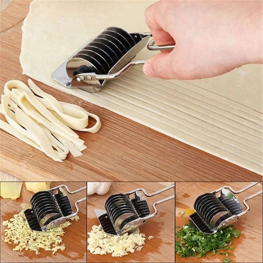 

Manual Durable Sturdy Stainless Steel Noodle Cutter Noodle Cutter Manual Spaghetti Maker Mincer Cutting Garlic Parsley Chopper
