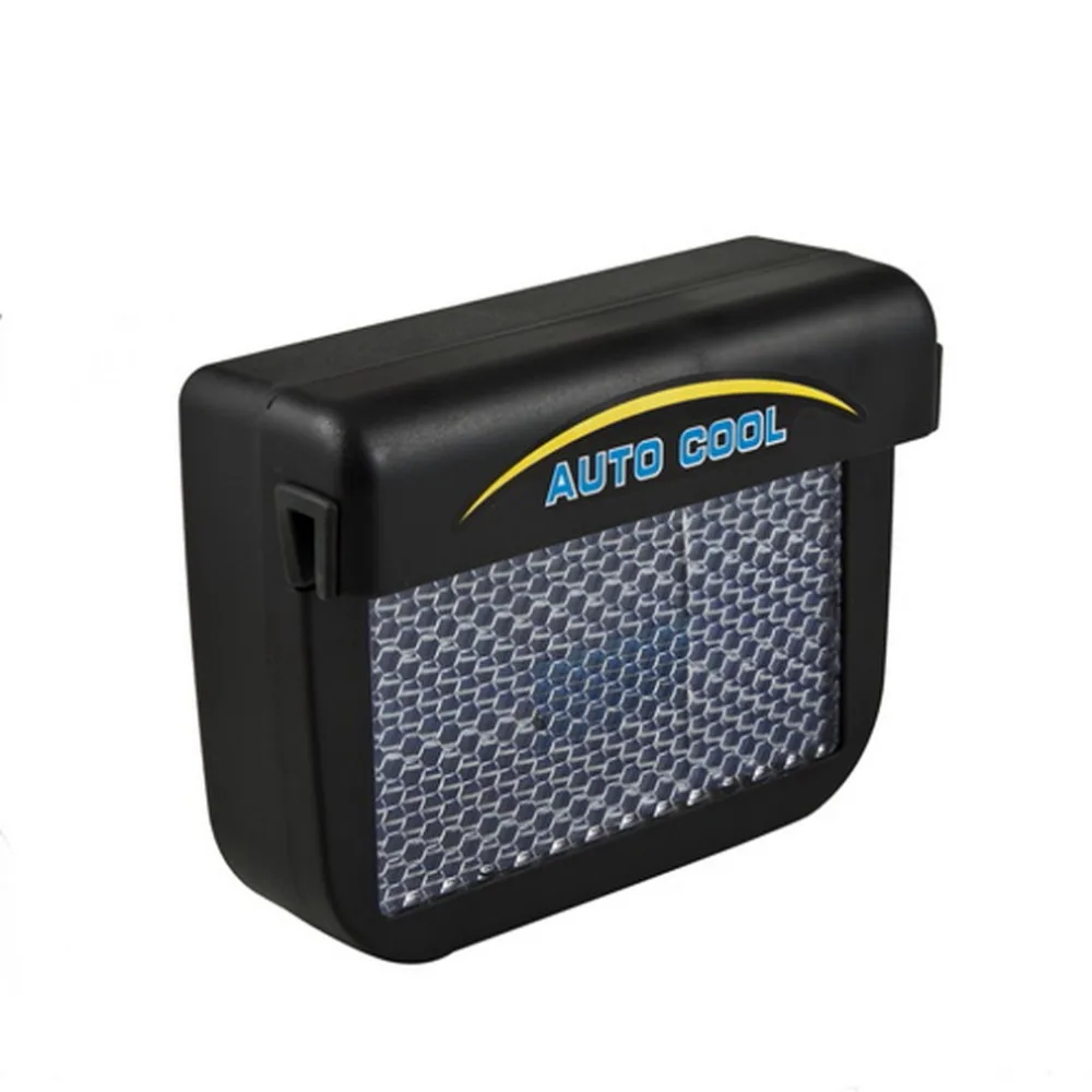 Solar Power Car Auto Air Vent Cool Fan Cooler Ventilation System Radiator Fan Exhaust Heat Fan Automobile Fan with Rubber