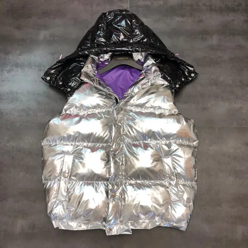 jacket vest Vest new autumn and winter mirror down cotton vest