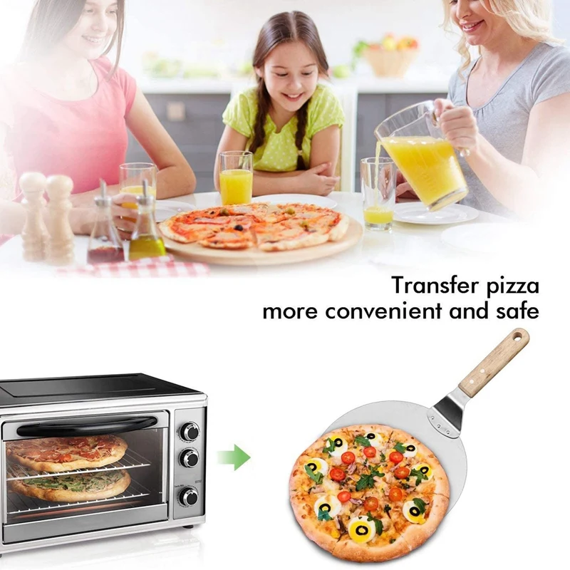 12 дюймов пиццы Нержавеющая сталь & нож для набор с лопаткой металлические