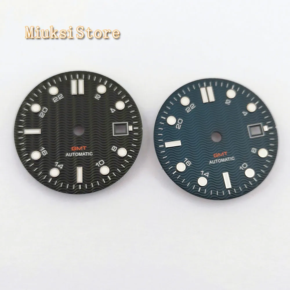 1 шт. 31,5 мм стерильные цвет синий, черный; Большие размеры 34–43 циферблат подходит приблизительный срок поставки: 2836/2824 DG2813/3804 Miyota 8215 821A 8205 автоматический механизм P934-N