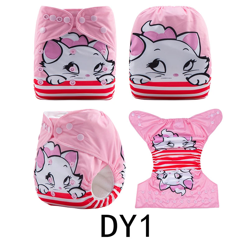 Best Buy Baby Nappies Cloth-Diaper Training-Pants Adjustable Printed Infant Cute Cartoon Animals GmJXoMEzl