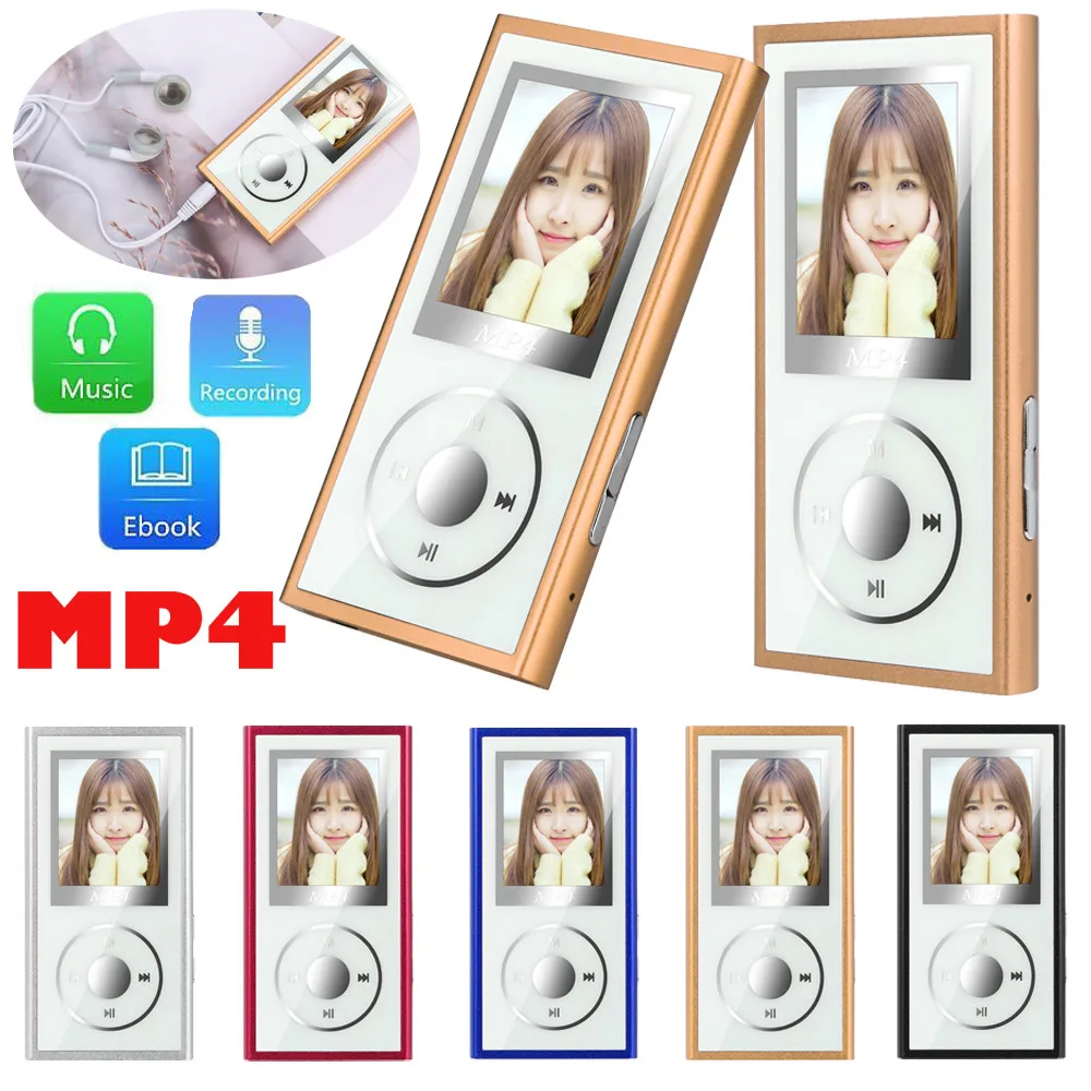HiFi MP3 MP4 музыкальный проигрыватель с функцией записи ручка медиа-видео fm-радио TF карта ЖК-экран идеальное качество звука, различные режимы воспроизведения 1004