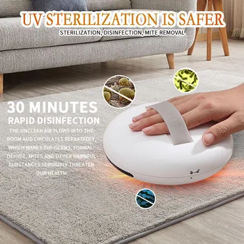 

Automatic Sterilization Cleaning Mite Remover Robot Wireless Mite Remover Bed UV Smart Small Appliance kills 99.99% bacteria#20