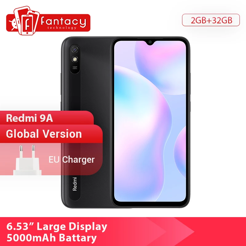 Новая глобальная версия Xiaomi Redmi 9A 9 смартфон 2 Гб оперативной памяти 32 встроенной