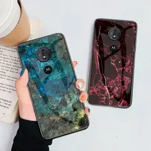 Мраморный чехол из закаленного стекла для Motorola Moto G6 Play чехол Moto G6 Plus чехол для Moto G5 G5s G6plus силиконовый Жесткий Бампер для телефона