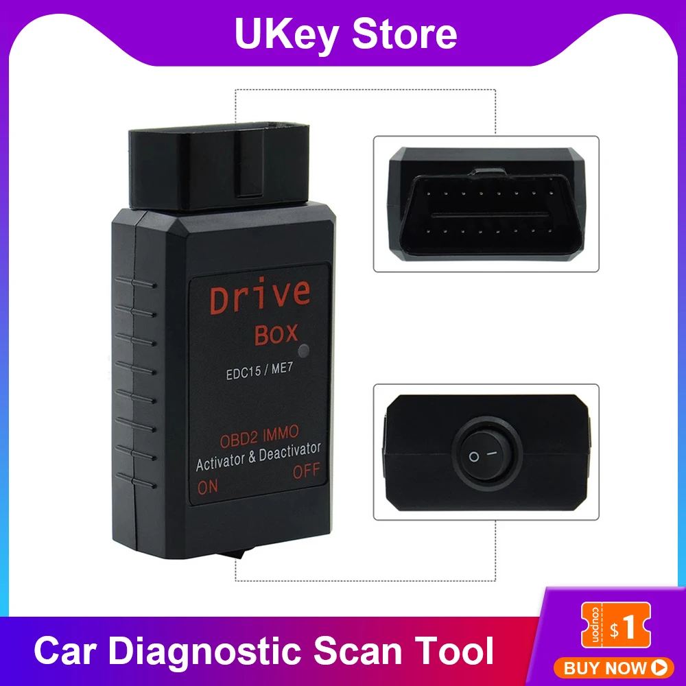 Автомобильный сканирующий инструмент для авто иммобилайзер привода VAG Drive Box