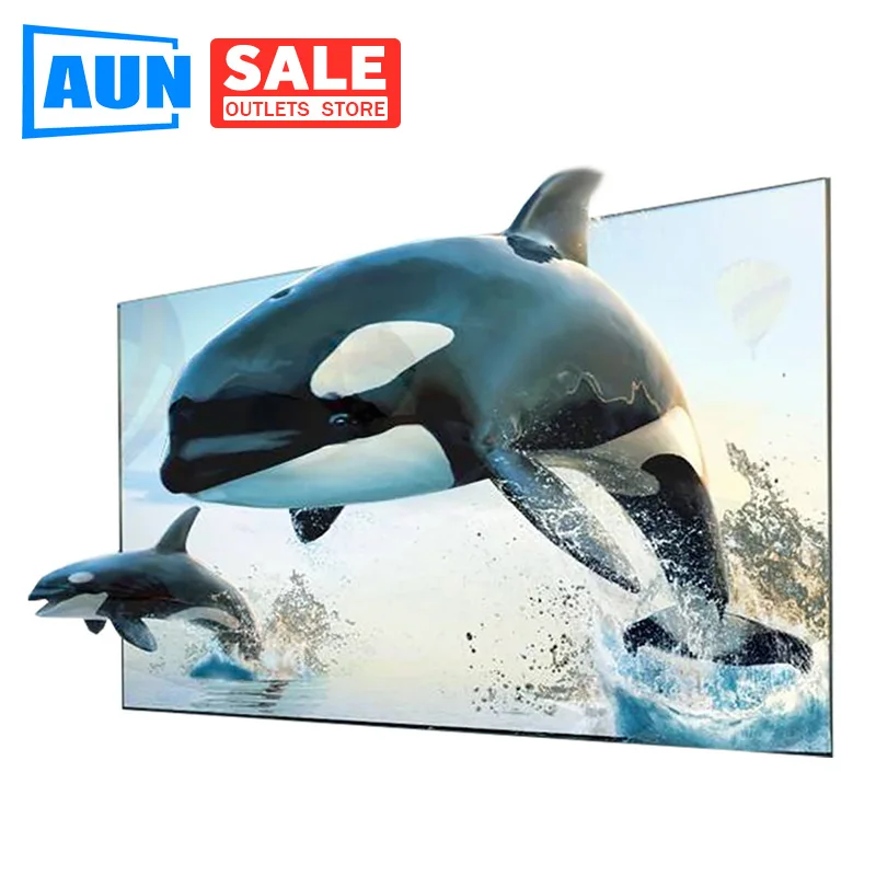 AUN Anti-Light Projection Screen for DLP LED 1080P 4K Projector Portable Reflective Good at Day Time Use Up to 133 Inch | Электроника