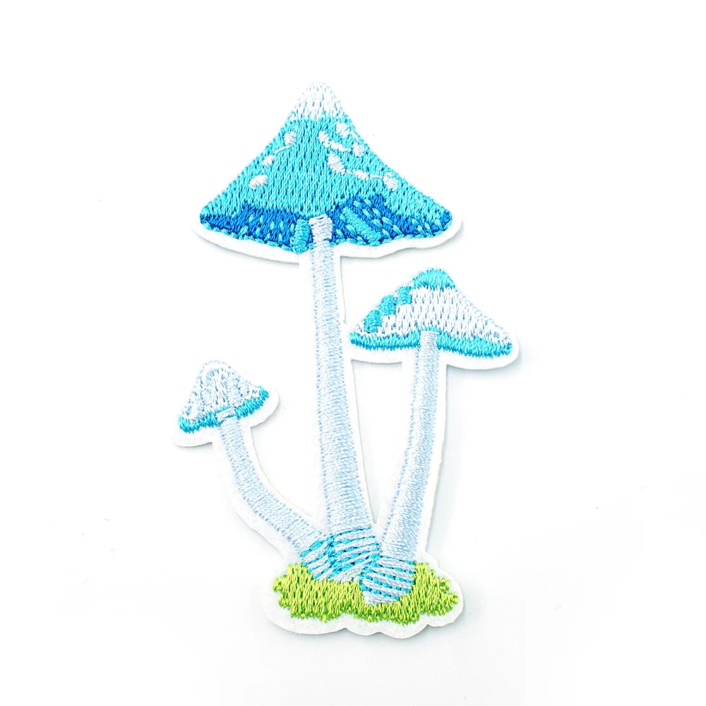 Mushroom Size:4.6x7.2cm Iron On Patch Embroidered Applique Sewing Clothes Stickers Garment Apparel Accessories Badges | Дом и сад