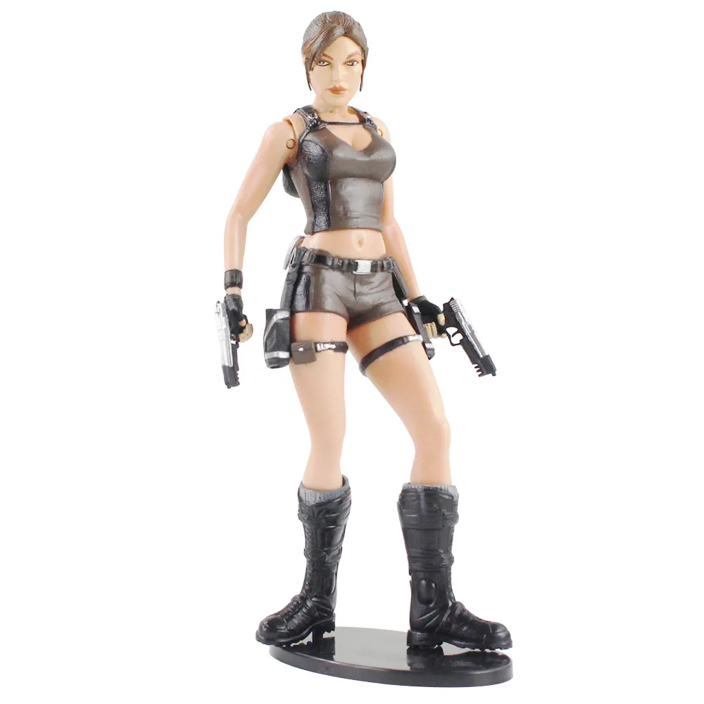 18 см NECA Tomb Raider Underworld Lara с пистолетом Croft ПВХ фигурка Коллекционная модель игрушка