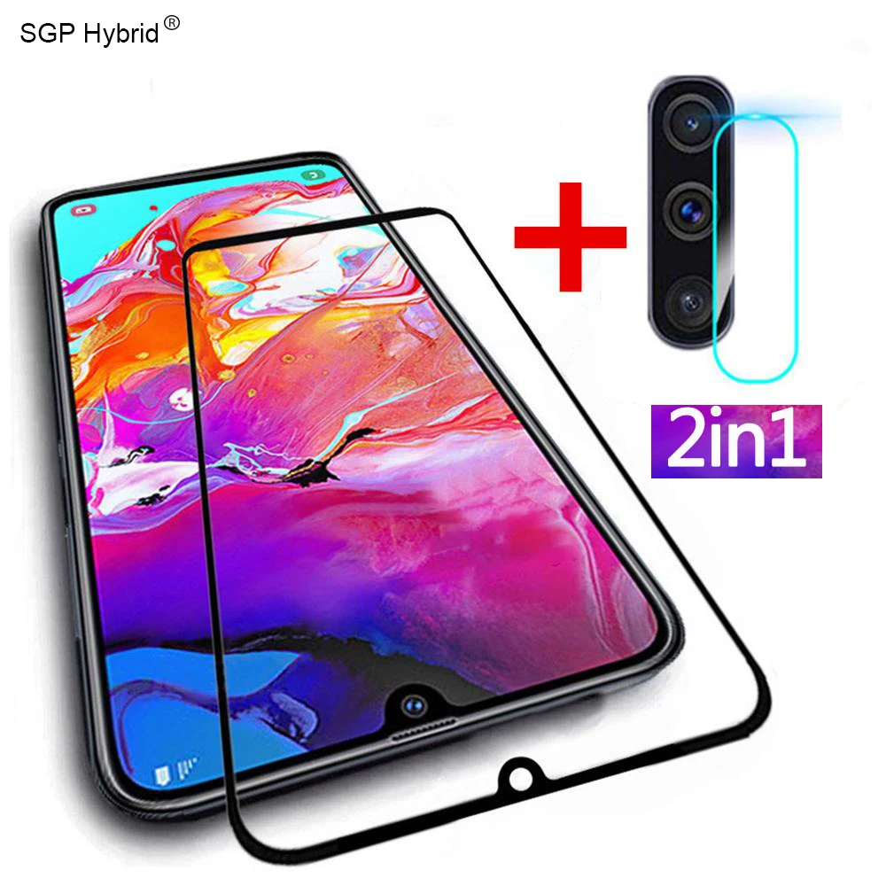 Закаленное стекло 2 в 1 для samsung galaxy a70 a50 a70s a50s защитная пленка объектива камеры samsun