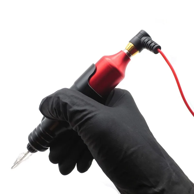 Татуировки RCA Клип шнур тонкий кабель с угловой RCA разъем для татуировки питания