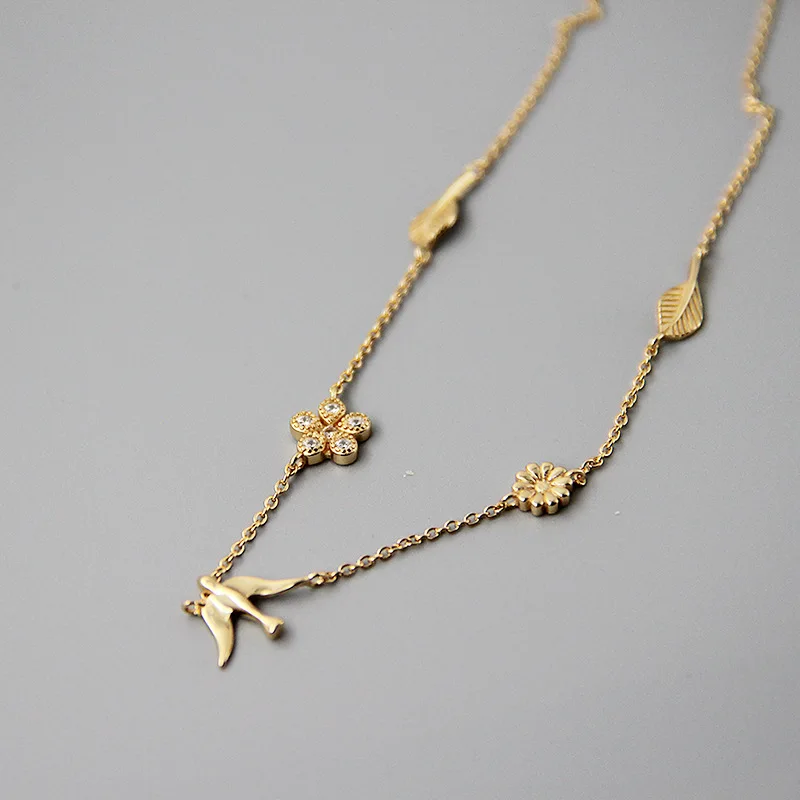 Gold elegant necklace Clearance