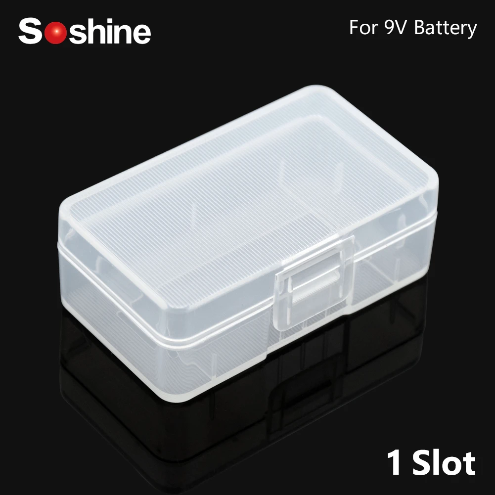 battery case 1x 2x 9V 6F22 Plastic Storage Box for 1Pc 2pcs 9V 6F22 Cell