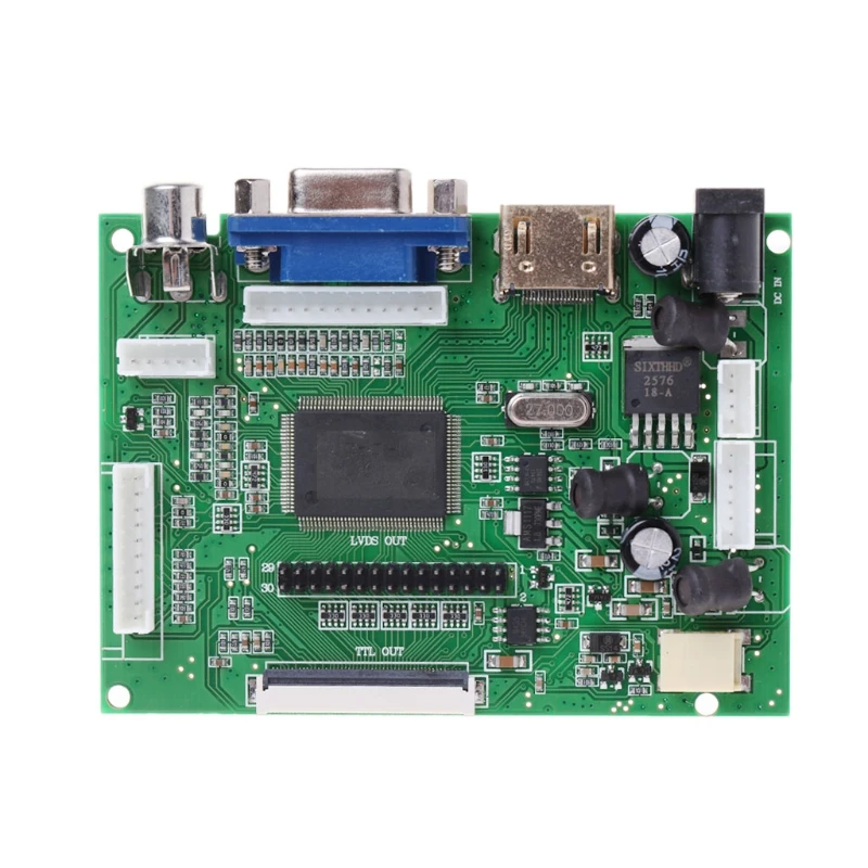 AT070TN90/92/94 7-дюймовый VGA 50pin ЖК-драйвер платы ЖК ttl LVDS плата контроллера | Электроника